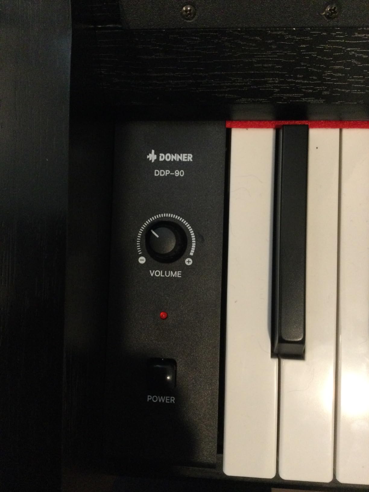 Donner DDP-90 Digital Piano, 88 Key Weighted Piano Keyboard for Beginner/Professional W/Three Pedals, Supports U-disk Music Playing, PC/Tablet/Cell Phone Connecting, Audio In/Output Customer Review Donner DDP-90 Digital Piano, 88 Key Weighted Piano Keyboard for Beginner/Professional W/Three Pedals, Supports U-disk Music Playing, PC/Tablet/Cell Phone Connecting, Audio In/Output - Customer Photo 1