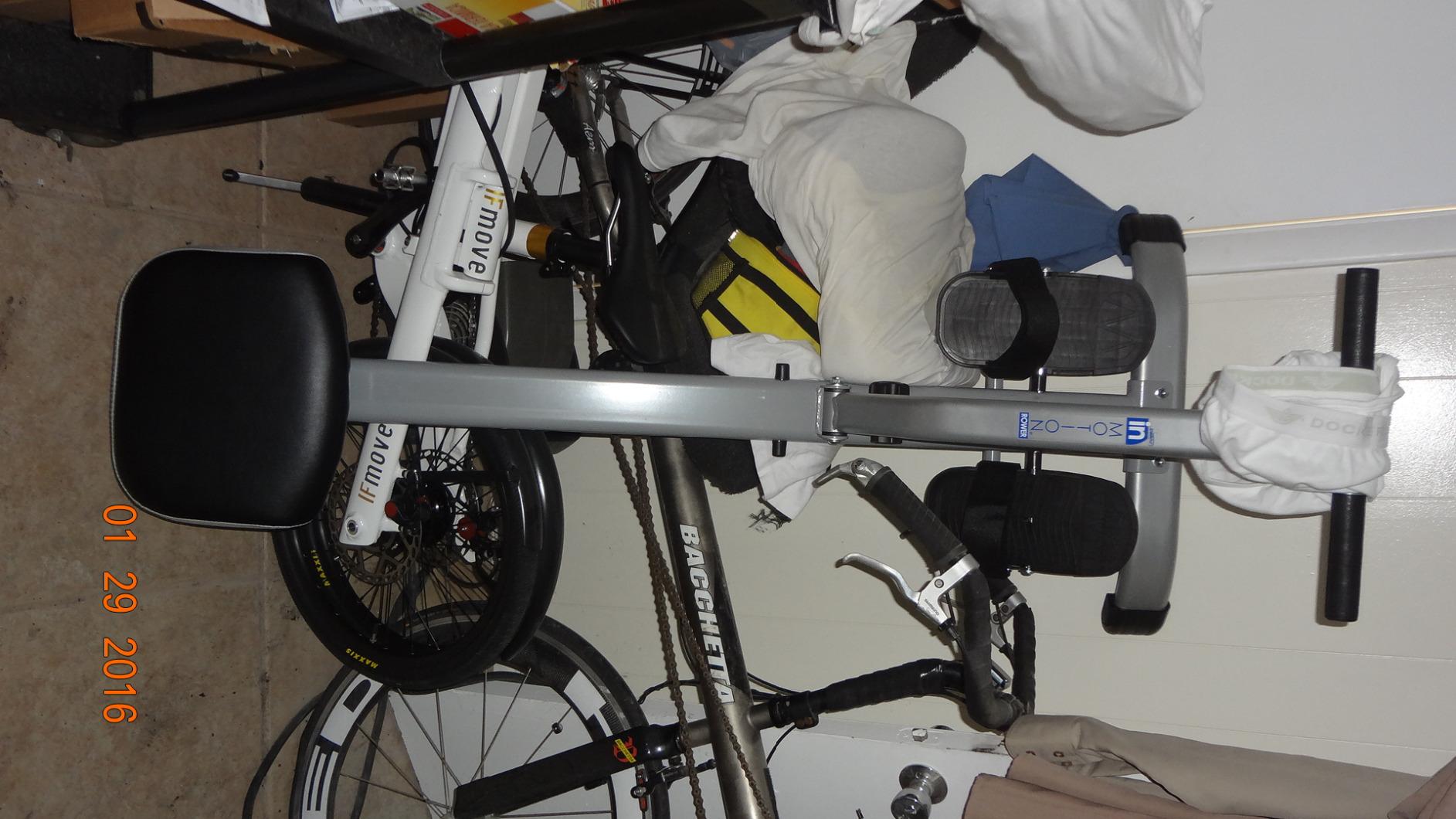 Stamina Hydraulic Rower Machine with Smart Workout App - Rowing Machine with Adjustable Resistance for Home Gym Fitness - Customer Photo 1