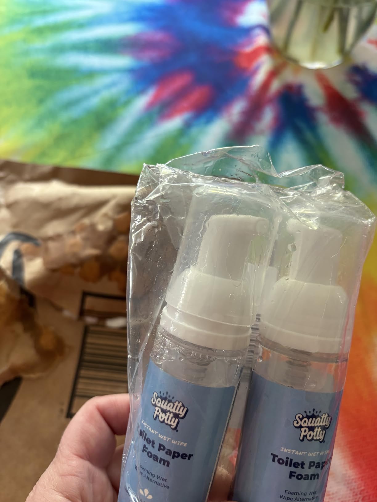 Squatty Potty Toilet Tissue Paper Foam Instant Wet Wipe Alternative - 2 Pack, 50 ml, 1.69 Fl Oz Customer Review Squatty Potty Toilet Tissue Paper Foam Instant Wet Wipe Alternative - 2 Pack, 50 ml, 1.69 Fl Oz - Customer Photo 2