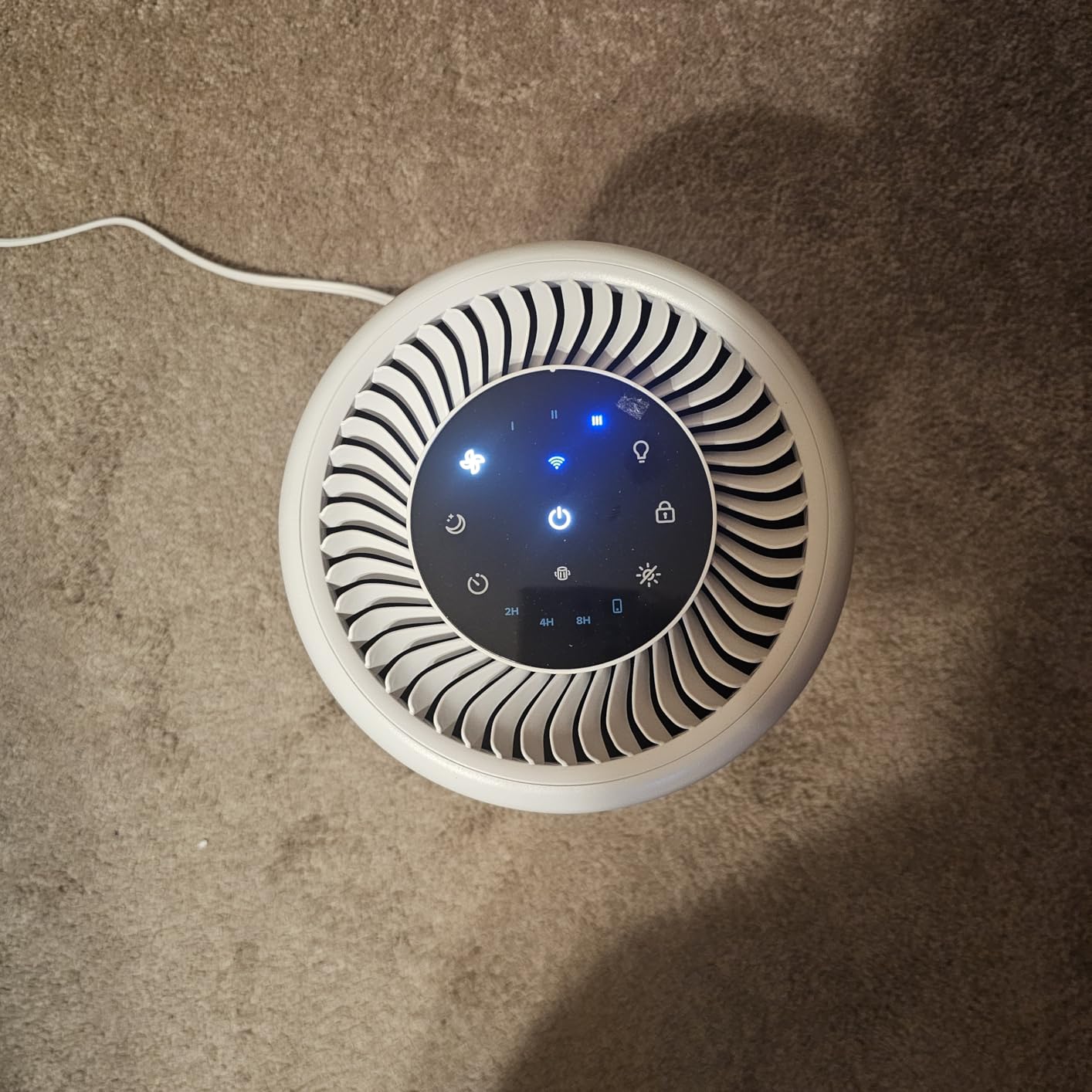 LEVOIT Air Purifier for Home Bedroom Dorm Room, Smart WiFi Alexa Control, AHAM VERIFIDE, 3-in-1 Filter with HEPA Sleep Mode for Allergens, Pollutants, Smoke, Dust, Core 200S-P, White Customer Review LEVOIT Air Purifier for Home Bedroom Dorm Room, Smart WiFi Alexa Control, AHAM VERIFIDE, 3-in-1 Filter with HEPA Sleep Mode for Allergens, Pollutants, Smoke, Dust, Core 200S-P, White - Customer Photo 1