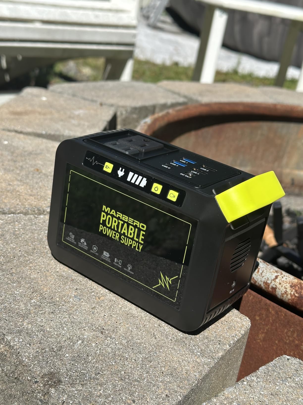MARBERO Portable Power Station 88Wh Camping Lithium Battery Solar Generator Fast Charging with AC Outlet 120W Peak Power Bank(Solar Panel Optional) for Home Backup Outdoor Emergency RV Van Hunting Customer Review MARBERO Portable Power Station 88Wh Camping Lithium Battery Solar Generator Fast Charging with AC Outlet 120W Peak Power Bank(Solar Panel Optional) for Home Backup Outdoor Emergency RV Van Hunting - Customer Photo 1