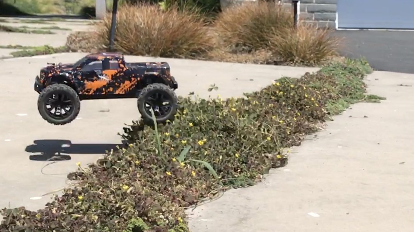 HAIBOXING 1:18 Scale RC Monster Truck 18859 36km/h Speed 4X4 Off Road Remote Control Truck,Waterproof Electric Powered RC Cars All Terrain Toys Vehicles with 2 Batteries,Xmas Gifts for Kid and Adults Customer Review HAIBOXING 1:18 Scale RC Monster Truck 18859 36km/h Speed 4X4 Off Road Remote Control Truck,Waterproof Electric Powered RC Cars All Terrain Toys Vehicles with 2 Batteries,Xmas Gifts for Kid and Adults - Customer Photo 1