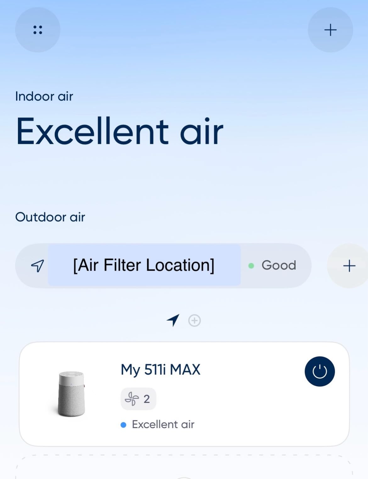 BLUEAIR Air Purifier for Small Room, Bedroom, Home, Cleans 926 sqft in one hour, HEPASilent Air Cleaner for Pets, Allergens, Virus, Dust, Mold, Smoke - Blue Pure 511i Max - Customer Photo 1