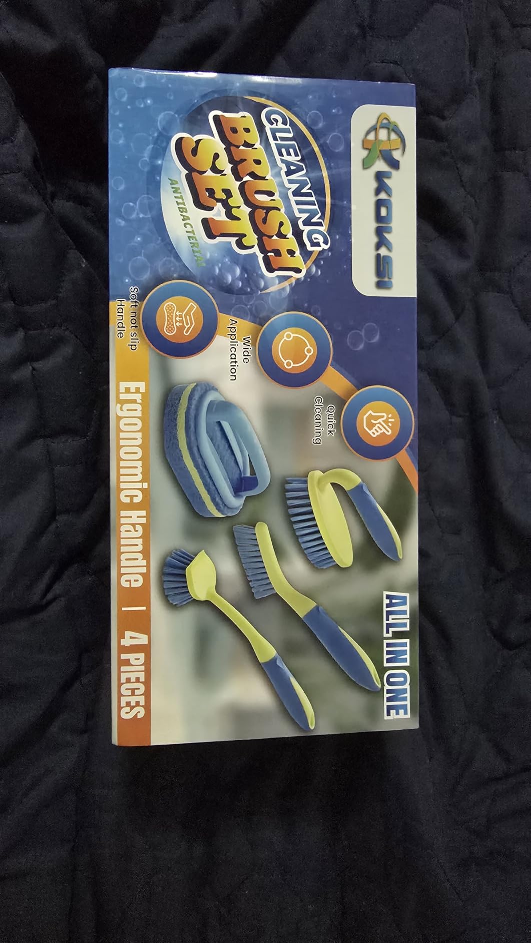 Cleaning Brush for Bathroom Kitchen Bathtub Toilet Cleaner All Purpose Shower Sponge Scrubbing Brush with Ergonomic Handle Customer Review Cleaning Brush for Bathroom Kitchen Bathtub Toilet Cleaner All Purpose Shower Sponge Scrubbing Brush with Ergonomic Handle - Customer Photo 1