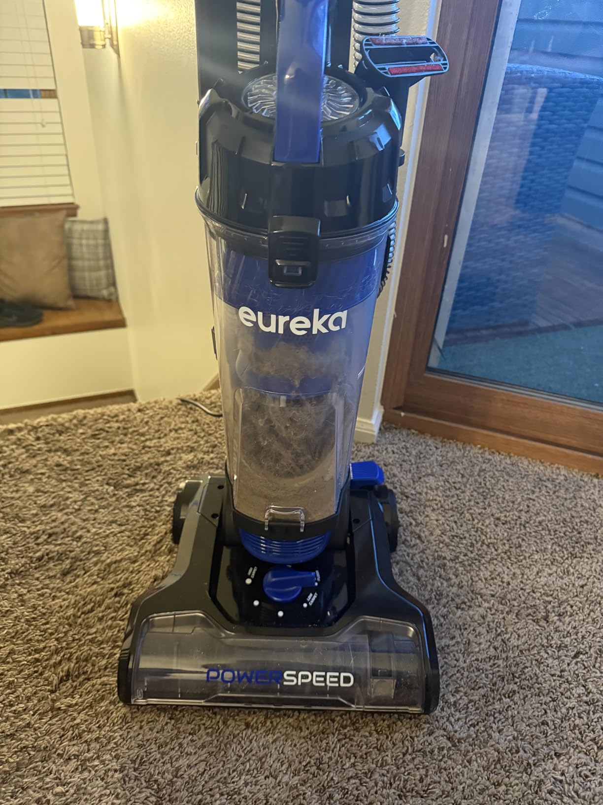 Eureka Lightweight Powerful Upright Vacuum Cleaner for Carpet and Hard Floor, PowerSpeed Customer Review Eureka Lightweight Powerful Upright Vacuum Cleaner for Carpet and Hard Floor, PowerSpeed - Customer Photo 1