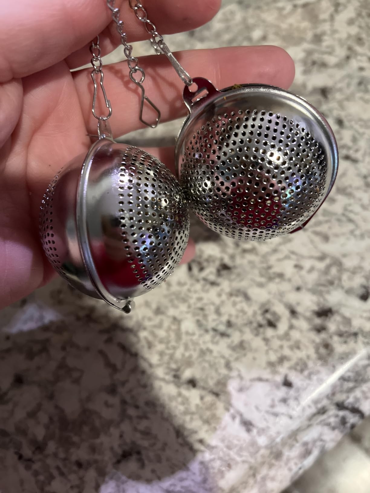 Lyxa 2 Pack Food Grade 304 Stainless Steel Mesh Tea Ball Customer Review Lyxa 2 Pack Food Grade 304 Stainless Steel Mesh Tea Ball - Customer Photo 1