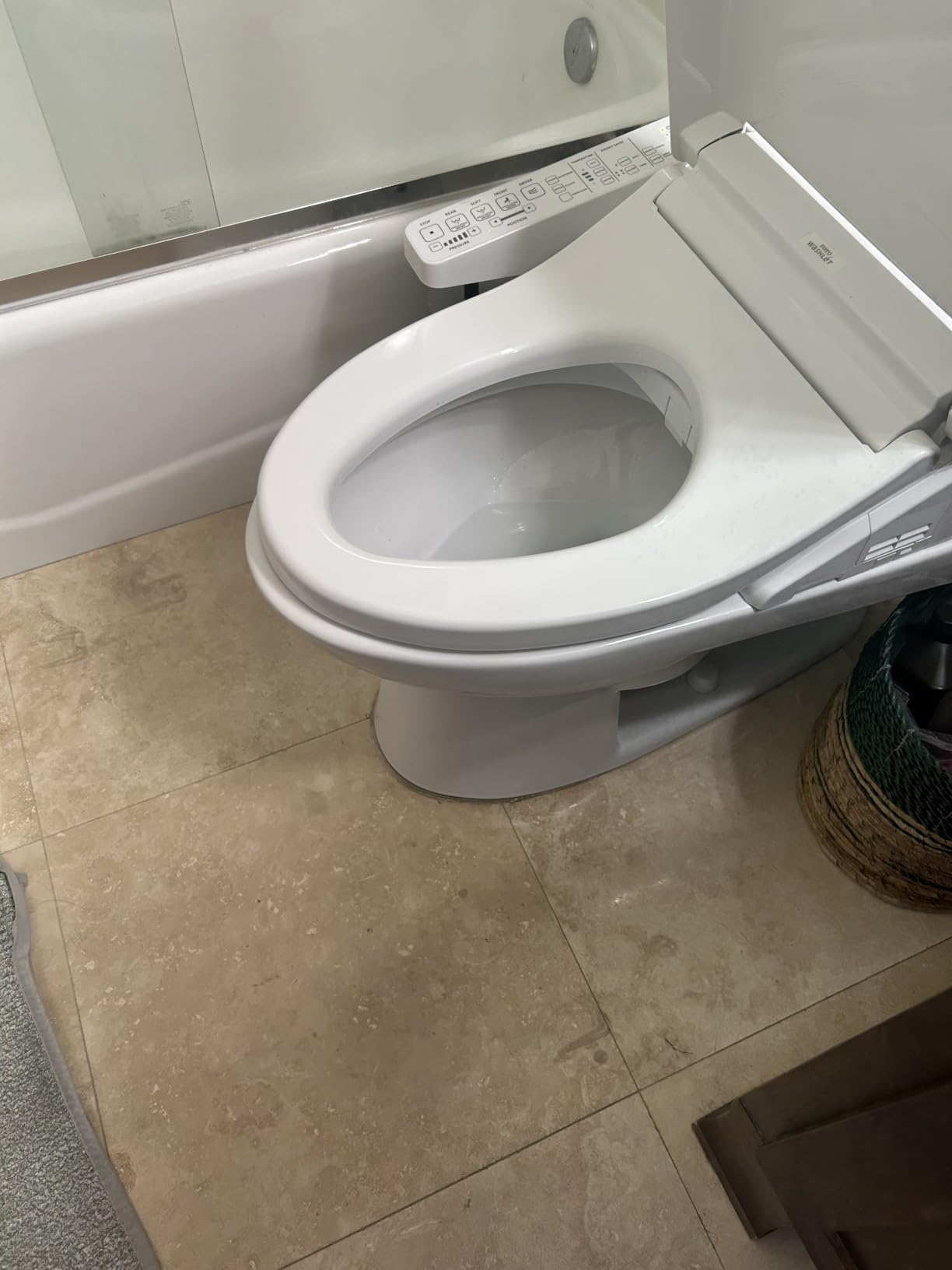 TOTO SW3074#01 WASHLET C2 Electronic Bidet Toilet Seat with PREMIST and EWATER+ Wand Cleaning, Elongated, Cotton White Customer Review TOTO SW3074#01 WASHLET C2 Electronic Bidet Toilet Seat with PREMIST and EWATER+ Wand Cleaning, Elongated, Cotton White - Customer Photo 2