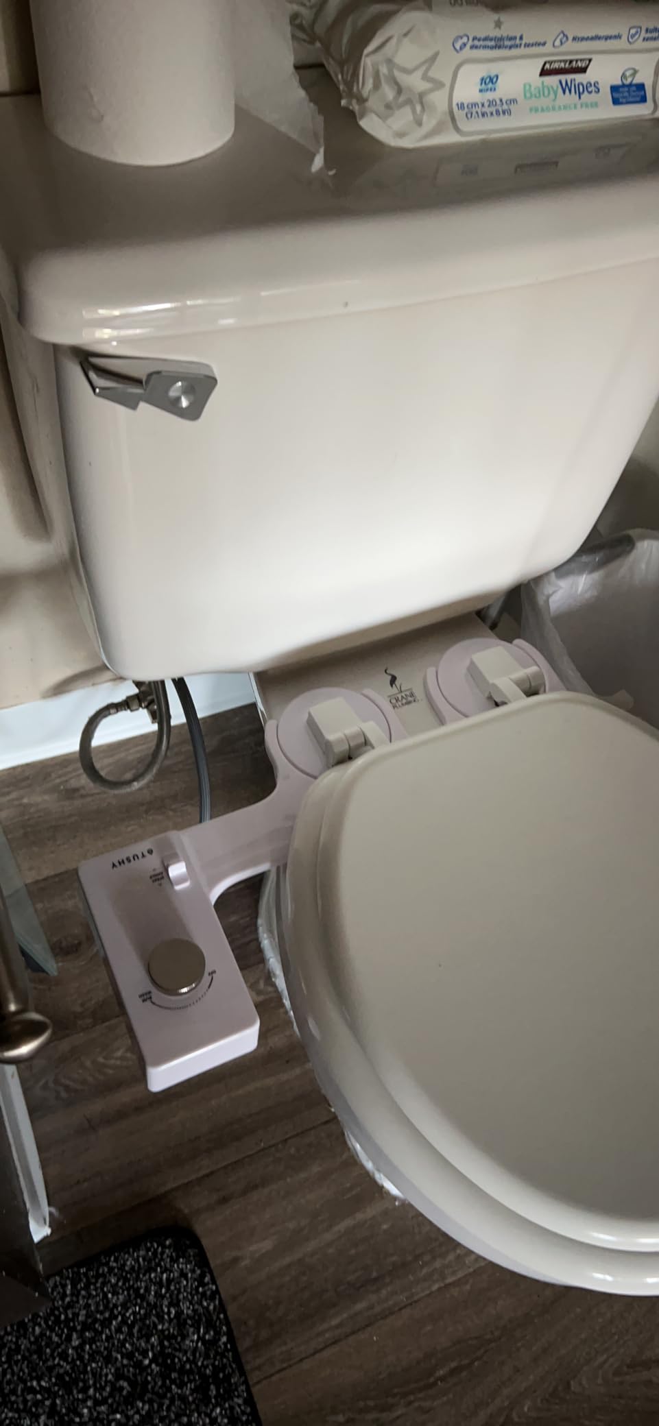 TUSHY Classic 3.0 Bidet Toilet Seat Attachment - A Non-Electric Self Cleaning Water Sprayer with Adjustable Water Pressure Nozzle, Angle Control & Easy Home Installation (Platinum) Customer Review TUSHY Classic 3.0 Bidet Toilet Seat Attachment - A Non-Electric Self Cleaning Water Sprayer with Adjustable Water Pressure Nozzle, Angle Control & Easy Home Installation (Platinum) - Customer Photo 1