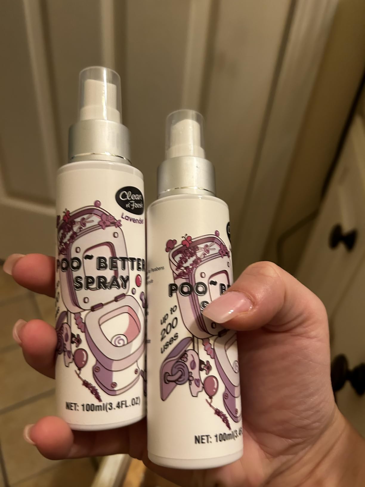 Clean-n-Fresh Toilet Spray, 6.8 Fl.oz Poo Spray | Up to 400+ Uses, 100% Natural Plant Essential Oil Citrus Scent, Bathroom Deodorizer Customer Review Clean-n-Fresh Toilet Spray, 6.8 Fl.oz Poo Spray | Up to 400+ Uses, 100% Natural Plant Essential Oil Citrus Scent, Bathroom Deodorizer - Customer Photo 1