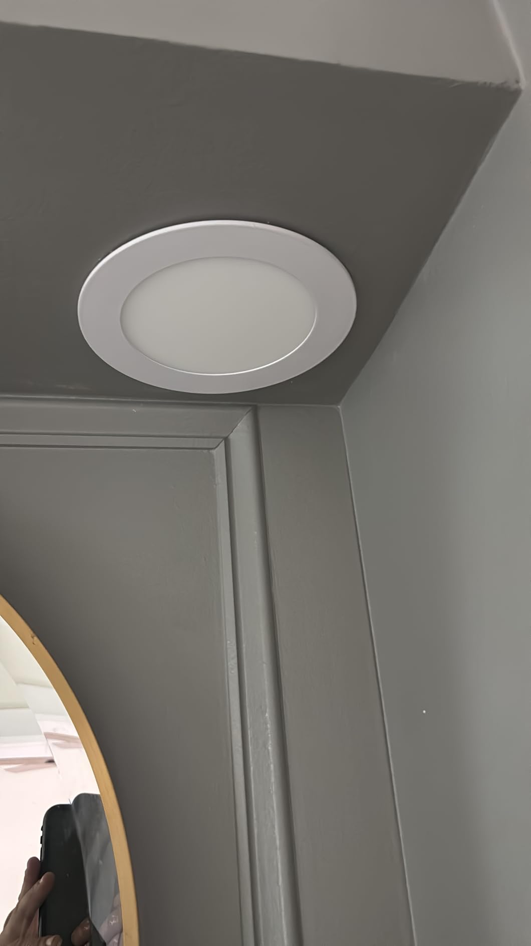 TORCHSTAR 12-Pack 5CCT 6 Inch Ultra-Thin LED Recessed Lighting with Junction Box, CRI90, Aluminum, 2700K3000K3500K4000K5000K, 5%-100% Dimmable Slim Recessed Downlight, 12W 1000LM, ETL & ES Customer Review TORCHSTAR 12-Pack 5CCT 6 Inch Ultra-Thin LED Recessed Lighting with Junction Box, CRI90, Aluminum, 2700K3000K3500K4000K5000K, 5%-100% Dimmable Slim Recessed Downlight, 12W 1000LM, ETL & ES - Customer Photo 1