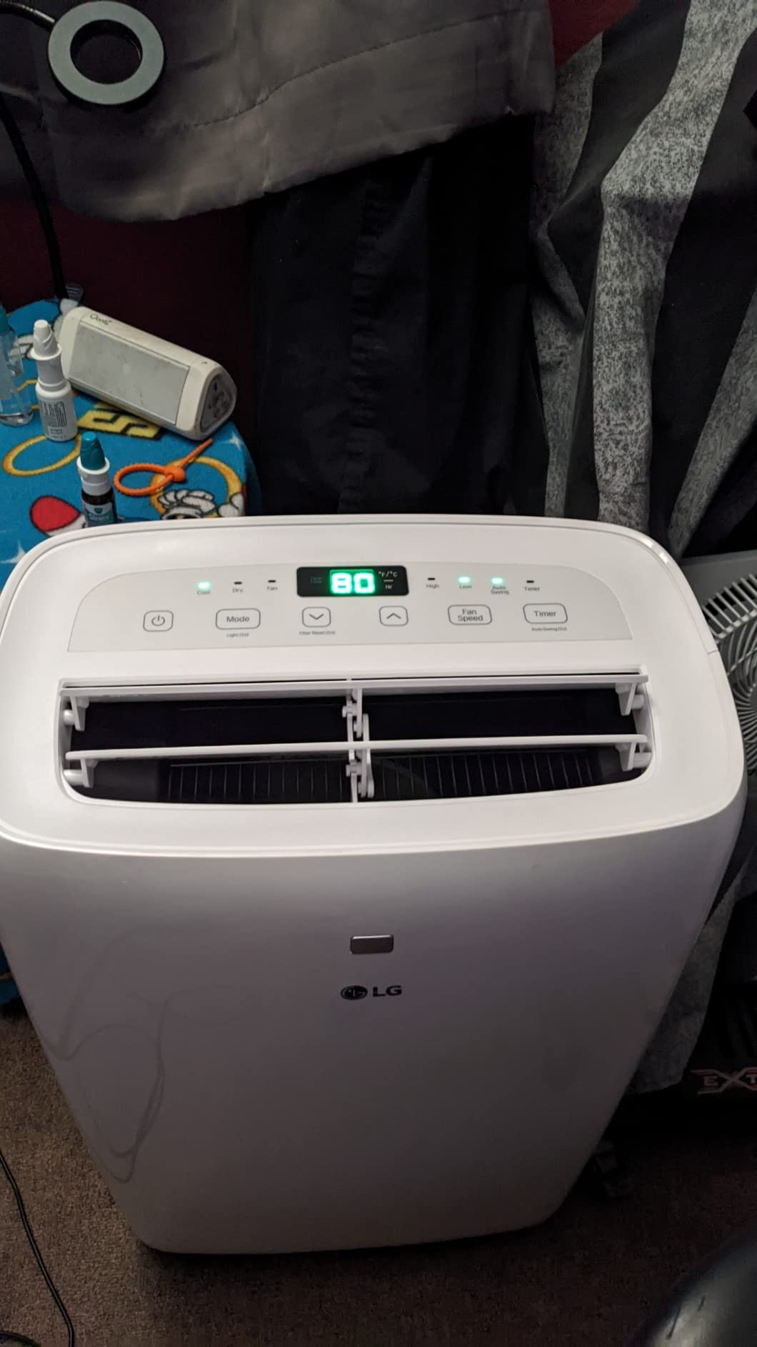 LG 7,000 BTU Portable Air Conditioner, 115V, Cools 300 Sq.Ft. (12' x 25' Room Size), Portable Air Conditioner for Home with Quiet Operation, LCD Remote Control, and Window Installation Kit, White Customer Review LG 7,000 BTU Portable Air Conditioner, 115V, Cools 300 Sq.Ft. (12' x 25' Room Size), Portable Air Conditioner for Home with Quiet Operation, LCD Remote Control, and Window Installation Kit, White - Customer Photo 2