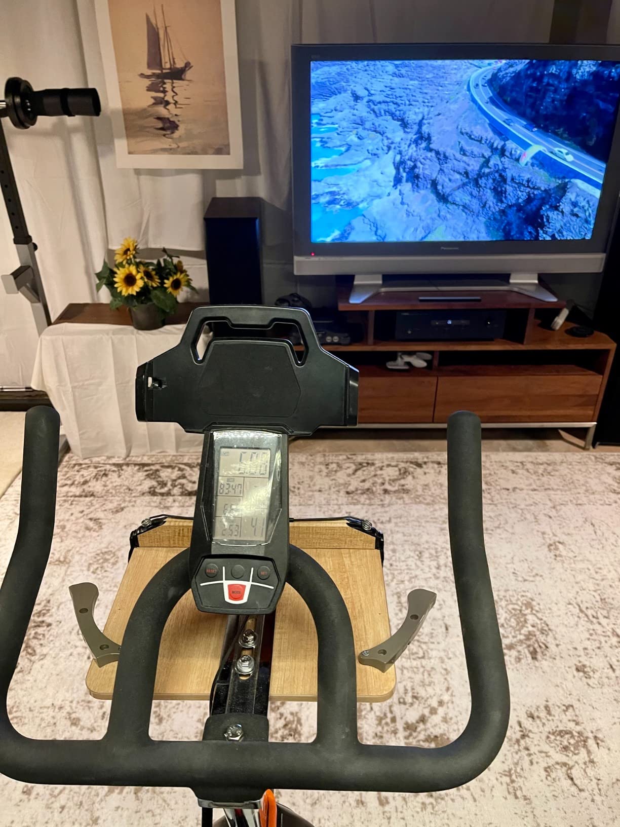 YOSUDA PRO Magnetic Exercise Bike 350 lbs Weight Capacity - Indoor Cycling Bike Stationary with Comfortable Seat Cushion, Silent Belt Drive Customer Review YOSUDA PRO Magnetic Exercise Bike 350 lbs Weight Capacity - Indoor Cycling Bike Stationary with Comfortable Seat Cushion, Silent Belt Drive - Customer Photo 1