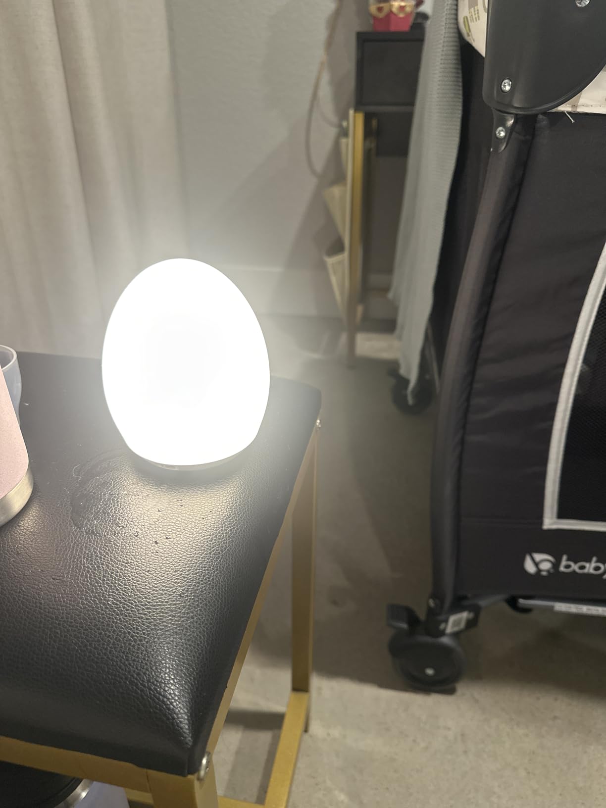JolyWell Night Light for Kids, Baby Egg Light with 7 Colors Changing Mode & Stepless Dimming, Nursery Night Lamp BPA Free,Rechargeable Egg Night Light for Breastfeeding 1h Timer & Touch Control, Wood Customer Review JolyWell Night Light for Kids, Baby Egg Light with 7 Colors Changing Mode & Stepless Dimming, Nursery Night Lamp BPA Free,Rechargeable Egg Night Light for Breastfeeding 1h Timer & Touch Control, Wood - Customer Photo 1
