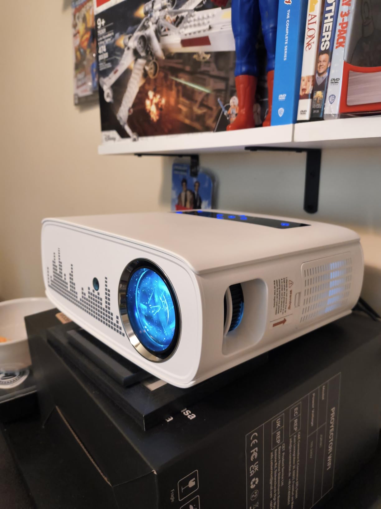GROVIEW 15000lux 490ANSI Native 1080P Projector Customer Review GROVIEW 15000lux 490ANSI Native 1080P Projector - Customer Photo 1