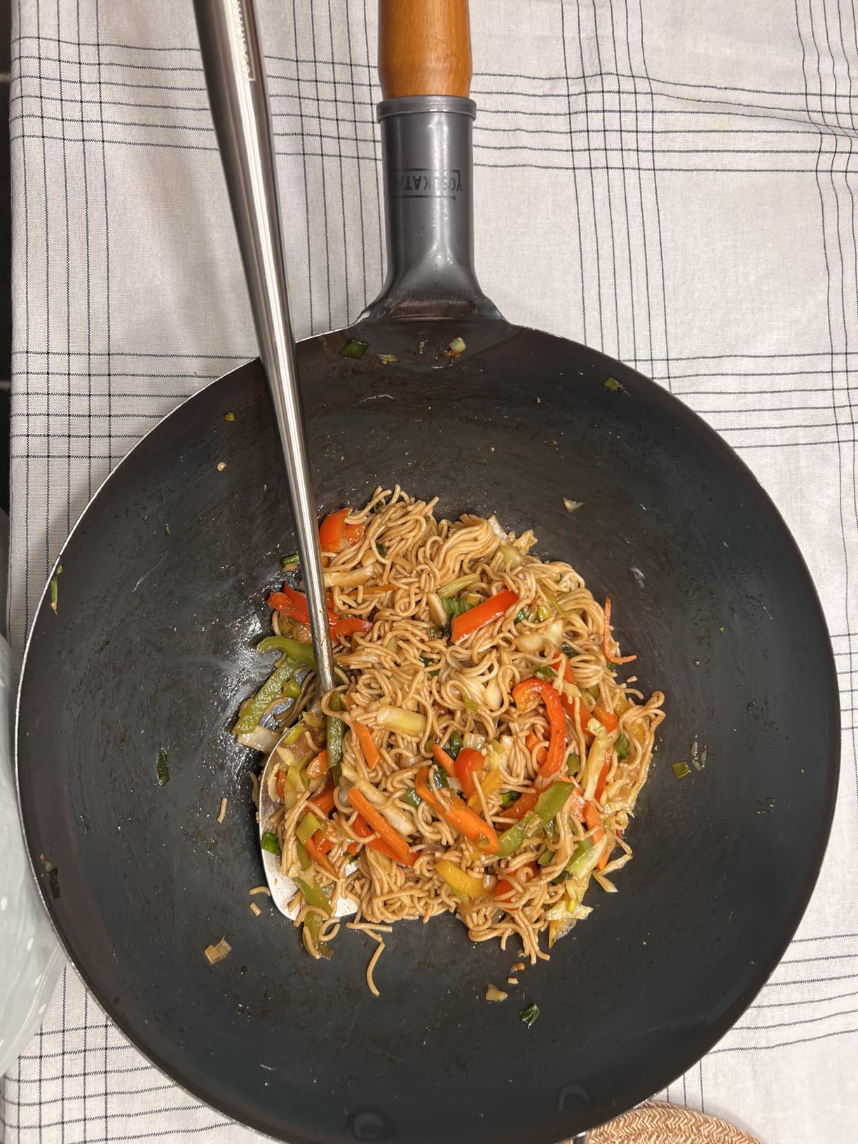 YOSUKATA 17'' Wok Spatula and Ladle - Set of 2 Heat-Resistant Wok Tools - Universal Wok Ladle and Spatula - High-Grade 304 Stainless Steel Cooking Utensils and Wok Accessories - Solid Wok Utensils Customer Review YOSUKATA 17'' Wok Spatula and Ladle - Set of 2 Heat-Resistant Wok Tools - Universal Wok Ladle and Spatula - High-Grade 304 Stainless Steel Cooking Utensils and Wok Accessories - Solid Wok Utensils - Customer Photo 1