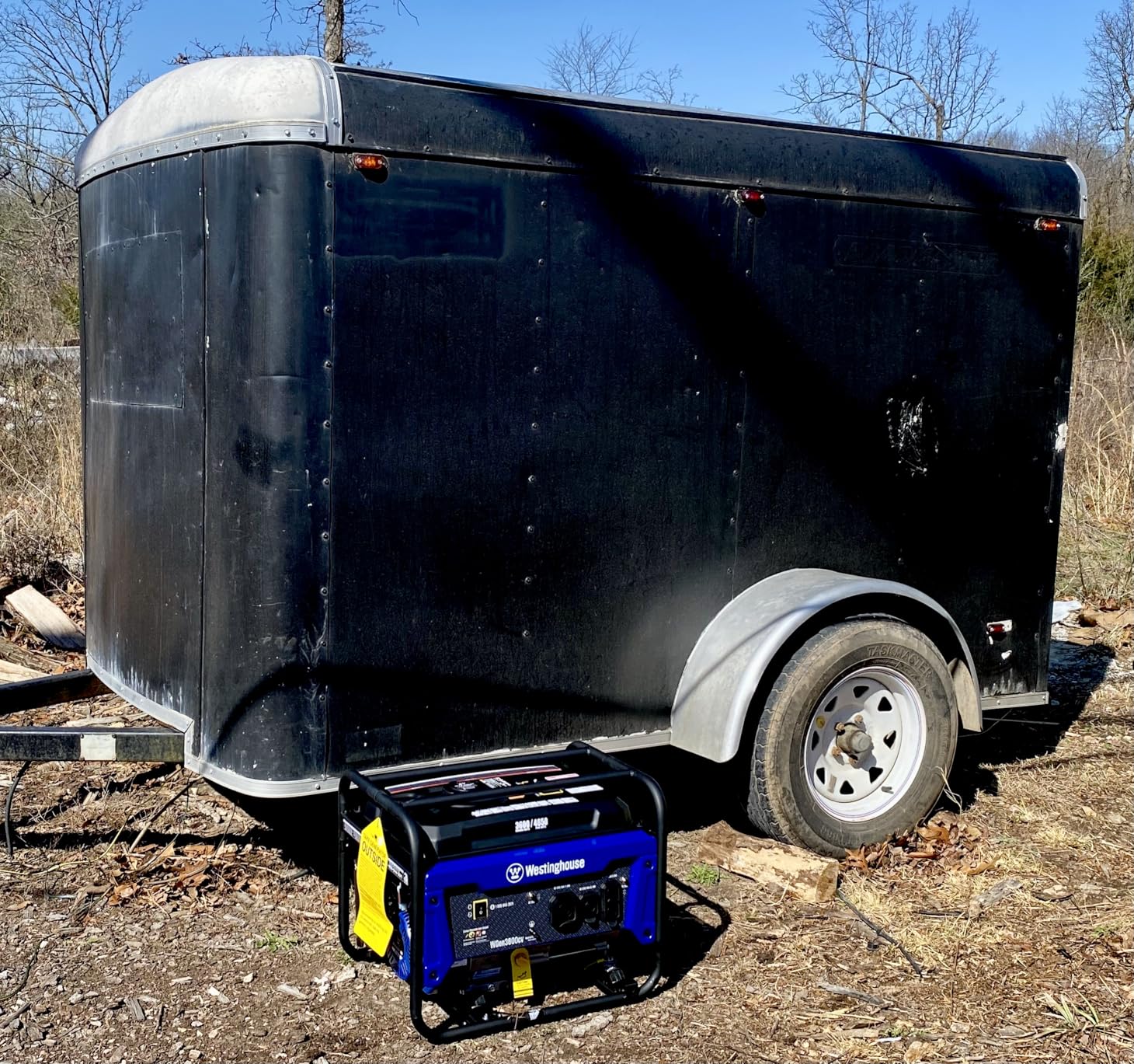 Westinghouse 4650 Peak Watt Portable Generator, RV Ready 30A Outlet, Gas Powered, CO Sensor Customer Review Westinghouse 4650 Peak Watt Portable Generator, RV Ready 30A Outlet, Gas Powered, CO Sensor - Customer Photo 1