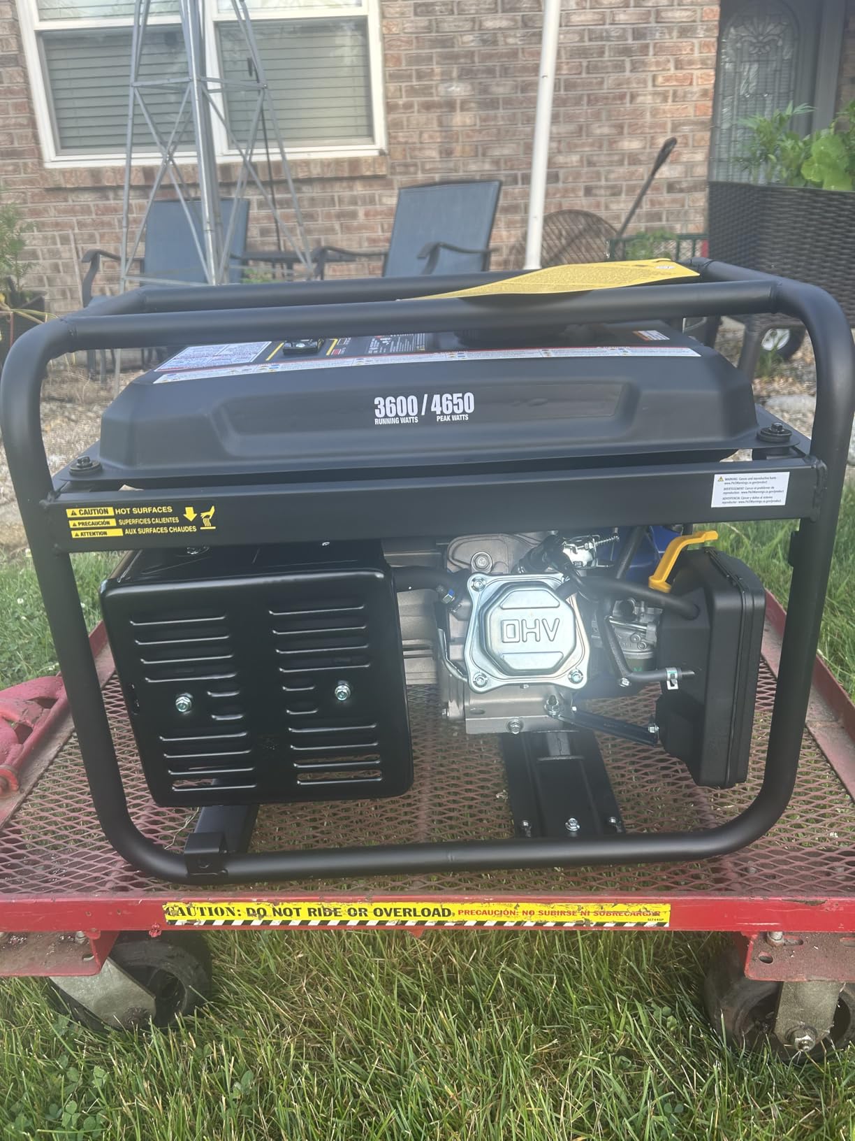 Westinghouse 4650 Peak Watt Portable Generator, RV Ready 30A Outlet, Gas Powered, CO Sensor Customer Review Westinghouse 4650 Peak Watt Portable Generator, RV Ready 30A Outlet, Gas Powered, CO Sensor - Customer Photo 4