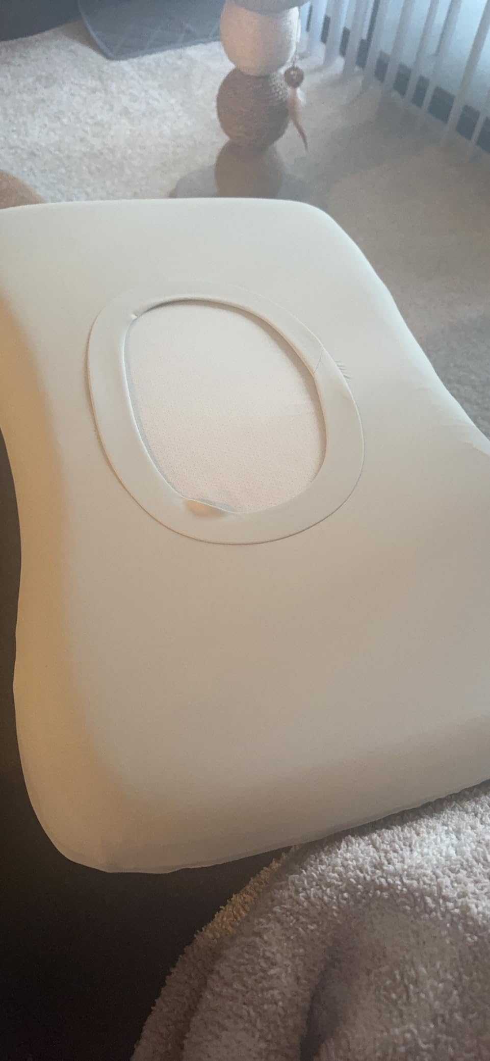 C CUSHION LAB Deep Sleep Pillow, Patented Ergonomic Contour Design for Side & Back Sleepers, Orthopedic Cervical Shape Gently Cradles Head & Provides Neck Support & Shoulder Pain Relief - Calm Grey Customer Review C CUSHION LAB Deep Sleep Pillow, Patented Ergonomic Contour Design for Side & Back Sleepers, Orthopedic Cervical Shape Gently Cradles Head & Provides Neck Support & Shoulder Pain Relief - Calm Grey - Customer Photo 2