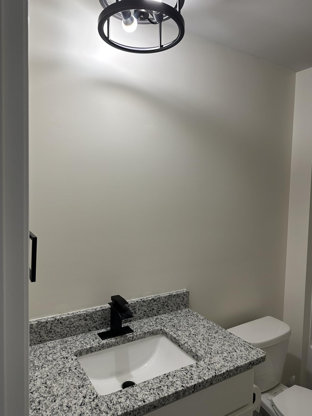Bathroom Faucet Brushed Nickel Modern Waterfall Bathroom Sink Faucet with Single Handle Suitable for 1 or 3 Holes,Supply Deck Plate and Hose Customer Review Bathroom Faucet Brushed Nickel Modern Waterfall Bathroom Sink Faucet with Single Handle Suitable for 1 or 3 Holes,Supply Deck Plate and Hose - Customer Photo 2