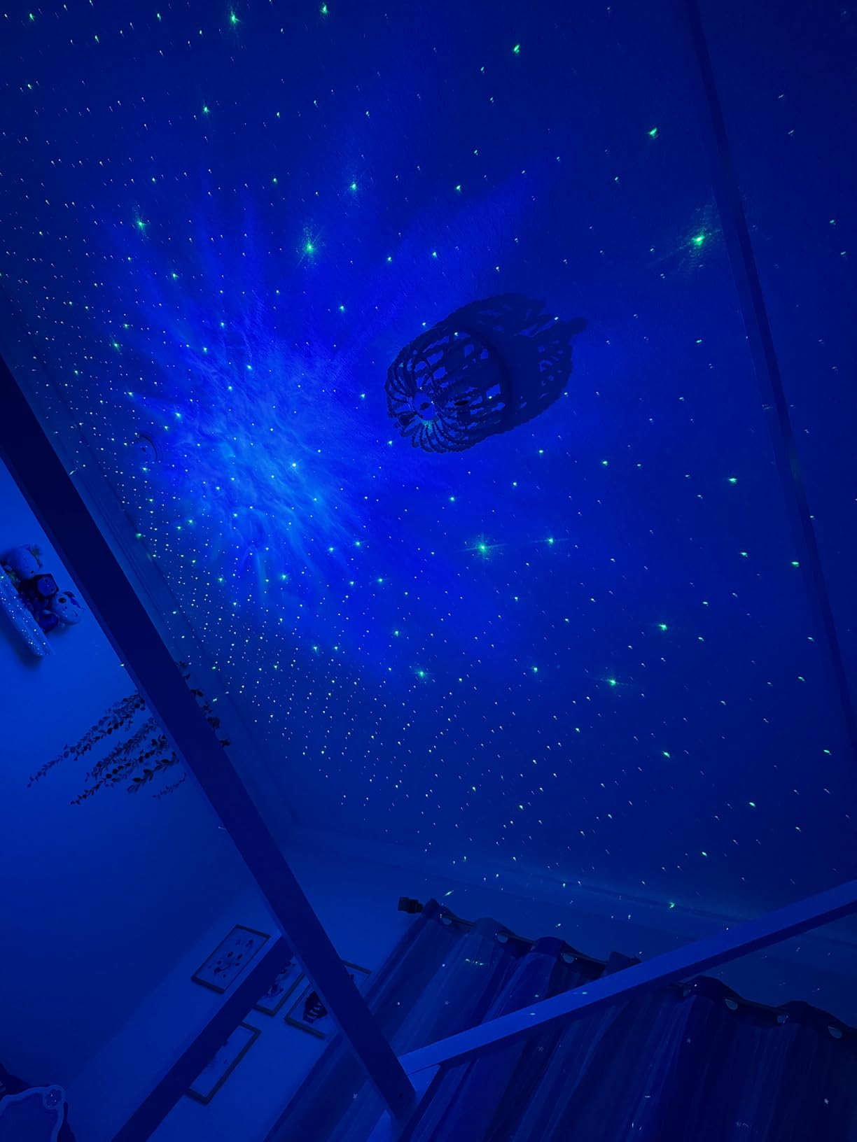 Star Projector Galaxy Night Light - Astronaut Space Projector, Starry Nebula Ceiling LED Lamp with Timer and Remote, Kids Room Decor Aesthetic, for Christmas & Birthdays Customer Review Star Projector Galaxy Night Light - Astronaut Space Projector, Starry Nebula Ceiling LED Lamp with Timer and Remote, Kids Room Decor Aesthetic, for Christmas & Birthdays - Customer Photo 1