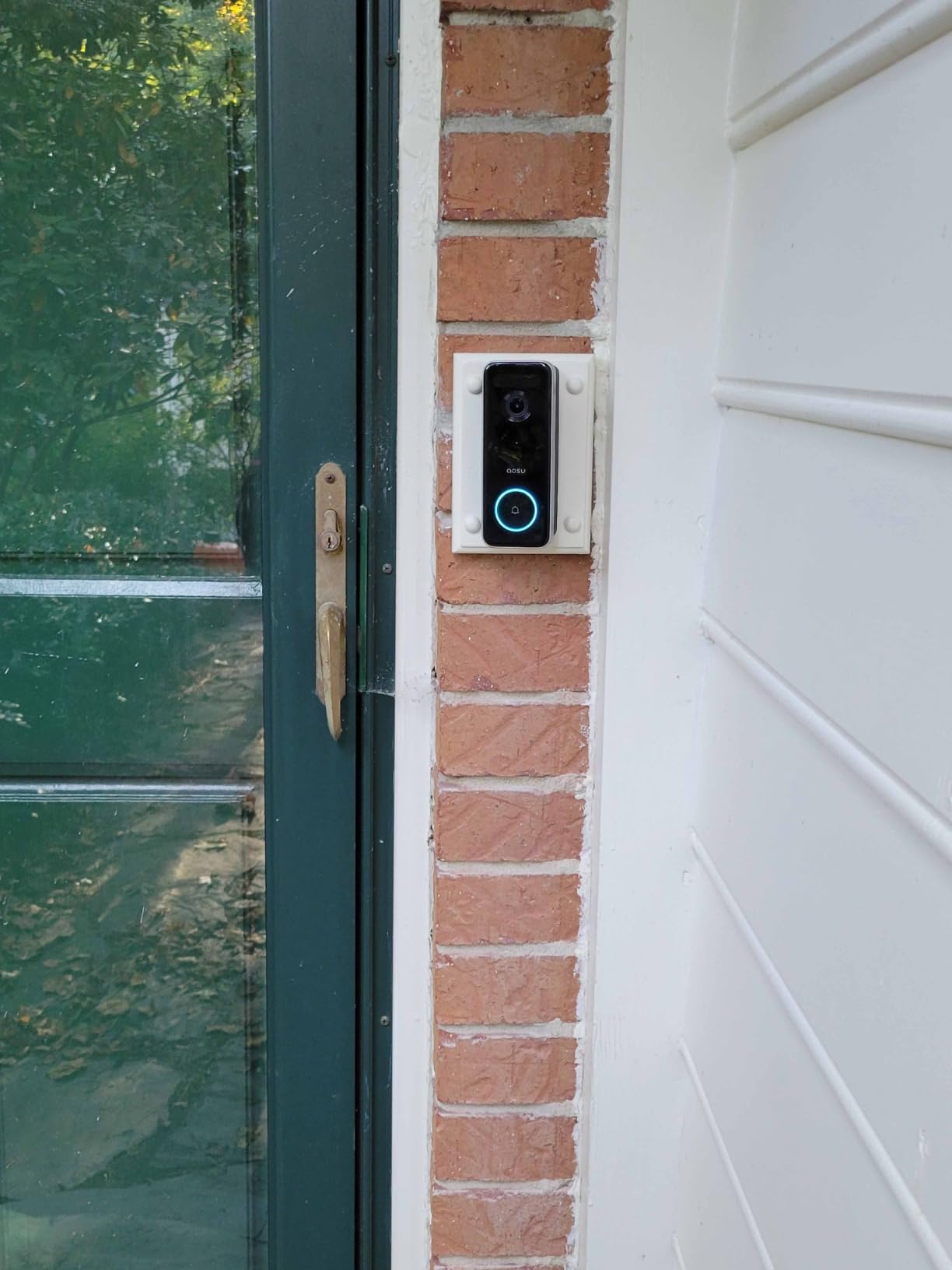 AOSU Doorbell Camera Wireless, 5MP Ultra HD, Support Local Storage, 2.4/5 GHz WiFi Video Doorbell with Homebase, Battery/Wired Powered, Work with Alexa & Google Assistant Customer Review AOSU Doorbell Camera Wireless, 5MP Ultra HD, Support Local Storage, 2.4/5 GHz WiFi Video Doorbell with Homebase, Battery/Wired Powered, Work with Alexa & Google Assistant - Customer Photo 1