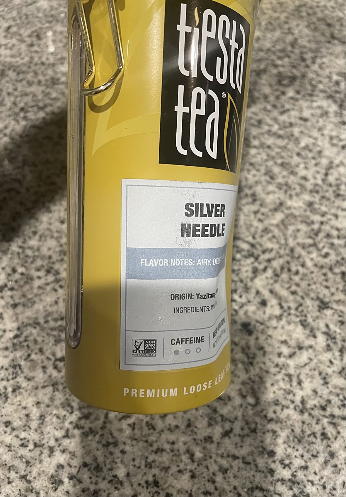 Tiesta Tea Silver Needle White Tea – Premium Loose Leaf, Single-Origin from China | Pure Unblended Low-Caffeine Tea | Hot or Cold Brew | 2.5oz Refillable Tin | Brews 50 Cups Customer Review Tiesta Tea Silver Needle White Tea – Premium Loose Leaf, Single-Origin from China | Pure Unblended Low-Caffeine Tea | Hot or Cold Brew | 2.5oz Refillable Tin | Brews 50 Cups - Customer Photo 1