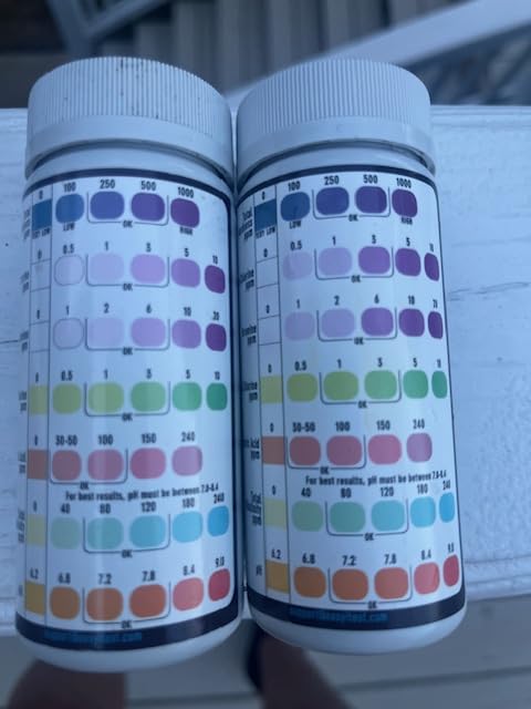 EASYTEST 7-Way Pool Test Strips, 150 Strips Water Chemical Testing for Hot tub and Spa Customer Review EASYTEST 7-Way Pool Test Strips, 150 Strips Water Chemical Testing for Hot tub and Spa - Customer Photo 1