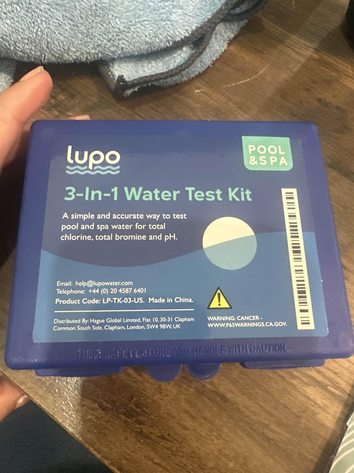 Lupo 3-in-1 Pool Test Kit for Residential Swimming Pools & Spas for Testing Total Chlorine, Total Bromine & pH Customer Review Lupo 3-in-1 Pool Test Kit for Residential Swimming Pools & Spas for Testing Total Chlorine, Total Bromine & pH - Customer Photo 1