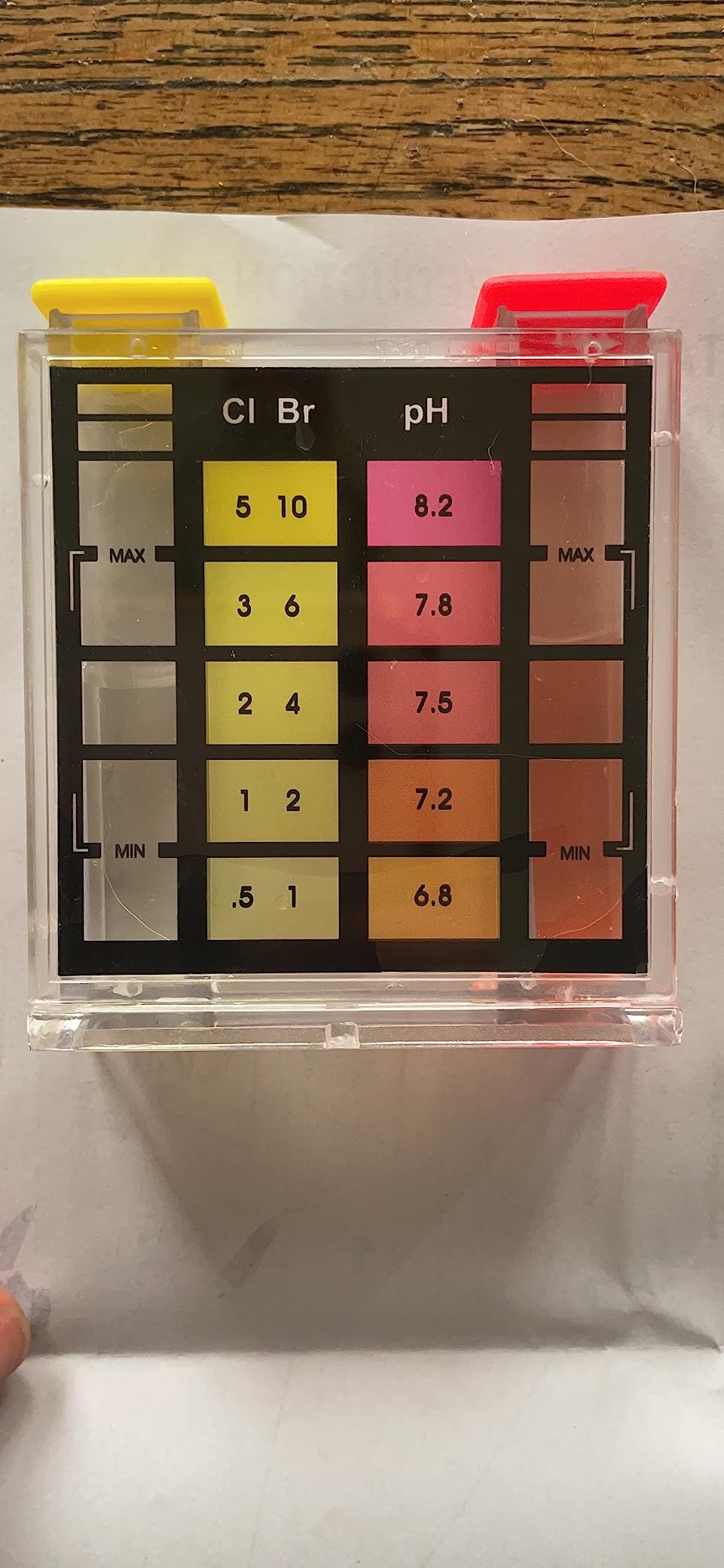 Lupo 3-in-1 Pool Test Kit for Residential Swimming Pools & Spas for Testing Total Chlorine, Total Bromine & pH Customer Review Lupo 3-in-1 Pool Test Kit for Residential Swimming Pools & Spas for Testing Total Chlorine, Total Bromine & pH - Customer Photo 2