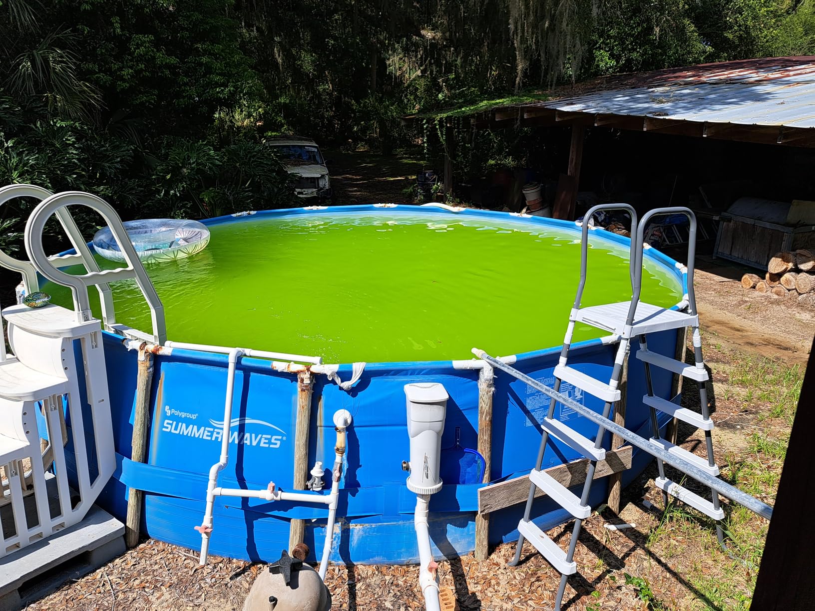 HTH 67084 Pool Care Algae Guard Advanced, All Algae Eliminator for Swimming Pools - Fast-Acting, Destroys & Prevents Green, Black & Mustard Algae, Keeps Pool Water Crystal Clear, 32 fl oz Customer Review HTH 67084 Pool Care Algae Guard Advanced, All Algae Eliminator for Swimming Pools - Fast-Acting, Destroys & Prevents Green, Black & Mustard Algae, Keeps Pool Water Crystal Clear, 32 fl oz - Customer Photo 2