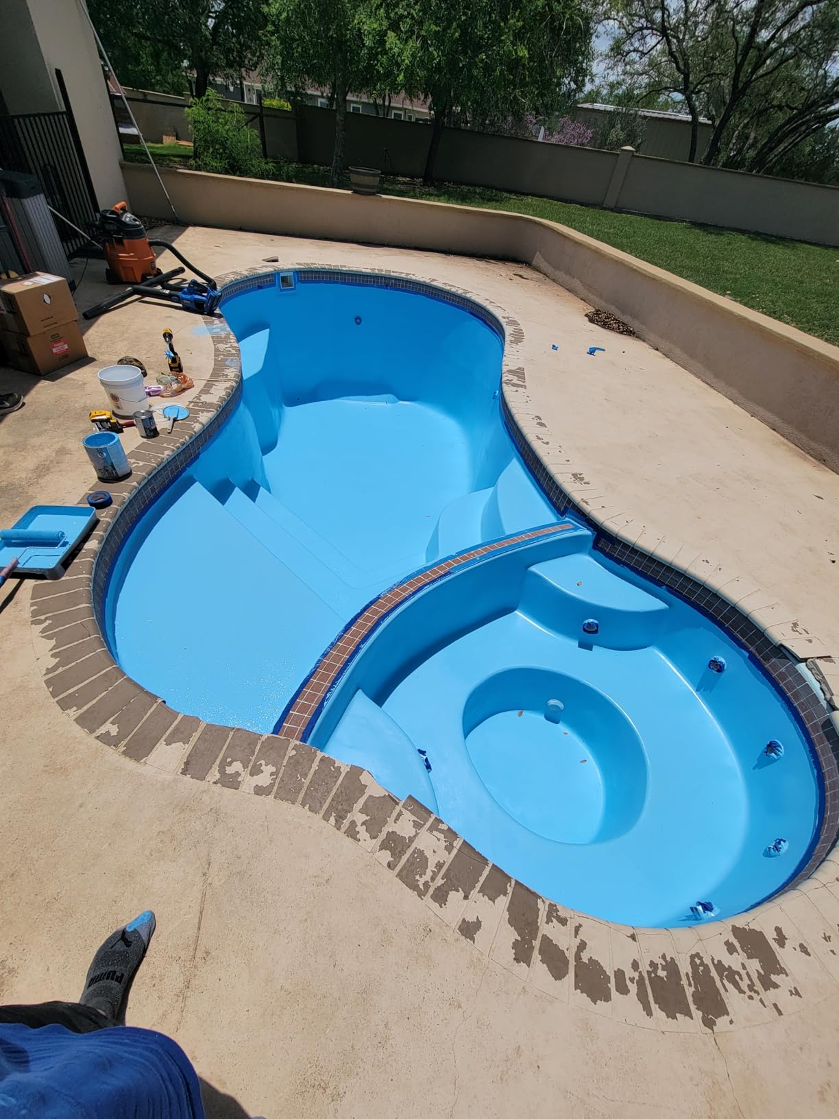 WOOLSEY Premium Epoxy Pool Paint Customer Review WOOLSEY Premium Epoxy Pool Paint - Customer Photo 1