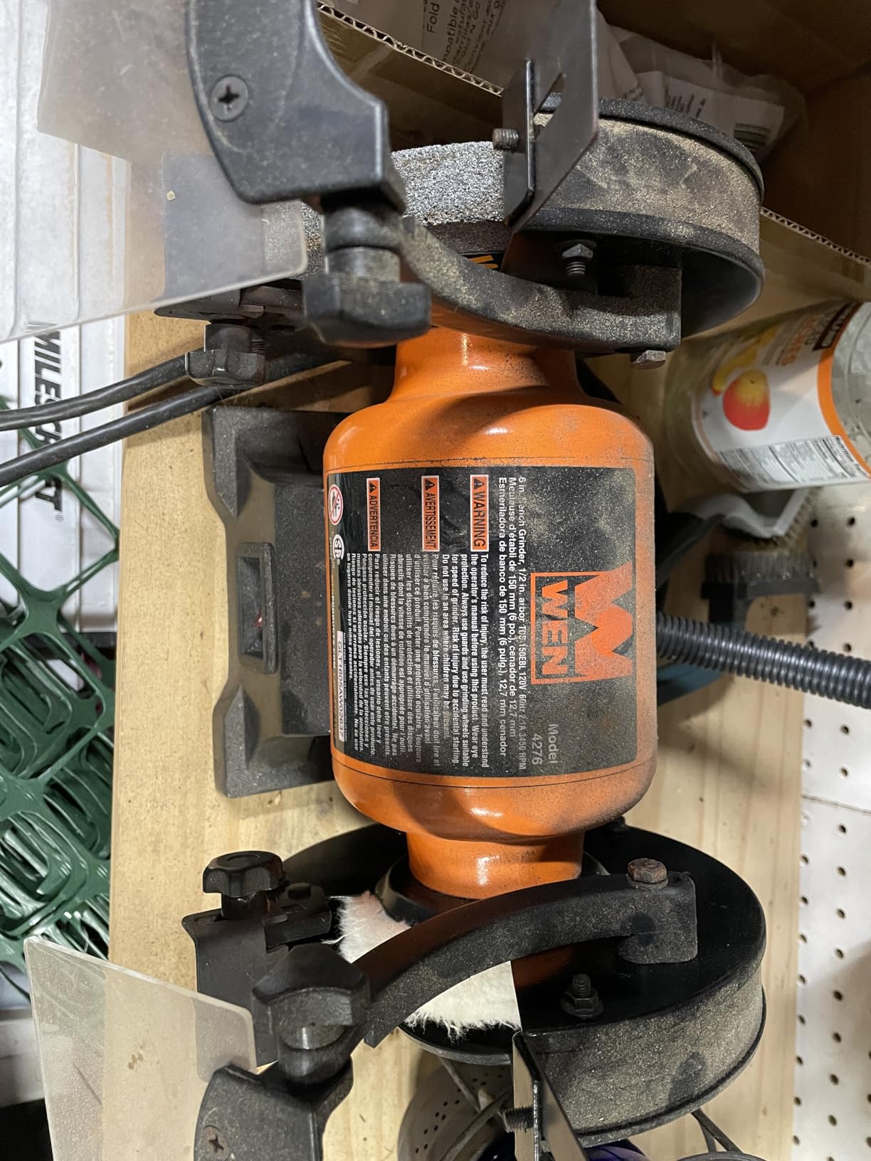 WEN BG625V 2.5-Amp 6-Inch Variable Speed Bench Grinder with Flexible Work Light Customer Review WEN BG625V 2.5-Amp 6-Inch Variable Speed Bench Grinder with Flexible Work Light - Customer Photo 1