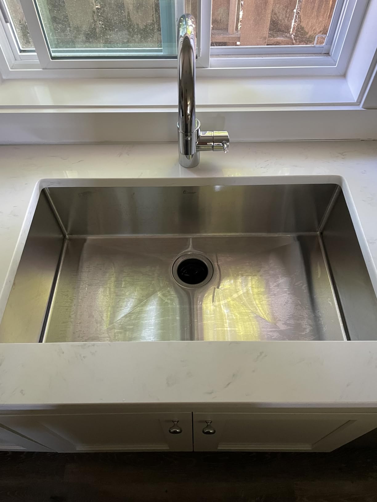 33 Inch Undermount Kitchen Sink - IOROYO 33x19 Undermount Kitchen Sink Workstation T304 Stainless Steel 16 Gauge Single Bowl Round Corner Under Mount Sinks Customer Review 33 Inch Undermount Kitchen Sink - IOROYO 33x19 Undermount Kitchen Sink Workstation T304 Stainless Steel 16 Gauge Single Bowl Round Corner Under Mount Sinks - Customer Photo 1