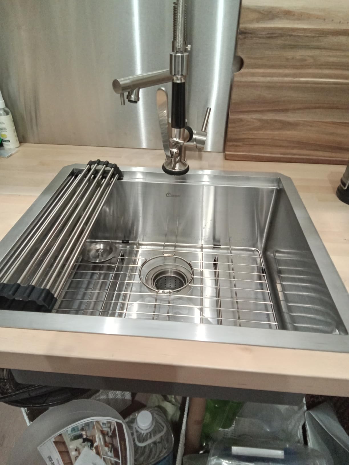 33 Inch Undermount Kitchen Sink - IOROYO 33x19 Undermount Kitchen Sink Workstation T304 Stainless Steel 16 Gauge Single Bowl Round Corner Under Mount Sinks Customer Review 33 Inch Undermount Kitchen Sink - IOROYO 33x19 Undermount Kitchen Sink Workstation T304 Stainless Steel 16 Gauge Single Bowl Round Corner Under Mount Sinks - Customer Photo 2