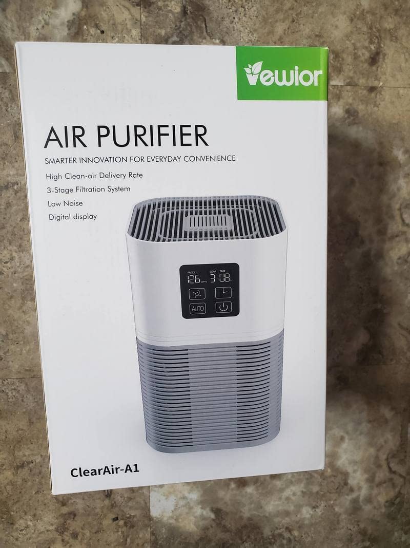 VEWIOR Air Purifiers for Home, Air Purifiers for Large Room up to 1200 sq.ft, H13 True HEPA Air Filter with Fragrance Sponge 6 Timers Quiet Air Cleaner for Pet Dander Wildfire Customer Review VEWIOR Air Purifiers for Home, Air Purifiers for Large Room up to 1200 sq.ft, H13 True HEPA Air Filter with Fragrance Sponge 6 Timers Quiet Air Cleaner for Pet Dander Wildfire - Customer Photo 2
