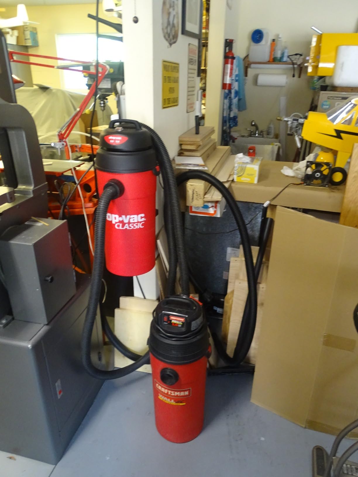 Shop-Vac 5 Gallon 5.5 Peak HP Wet/Dry Vacuum, Wall Mountable Compact Shop Vacuum with 6-23' Extra Long Hose & Attachments Customer Review Shop-Vac 5 Gallon 5.5 Peak HP Wet/Dry Vacuum, Wall Mountable Compact Shop Vacuum with 6-23' Extra Long Hose & Attachments - Customer Photo 1