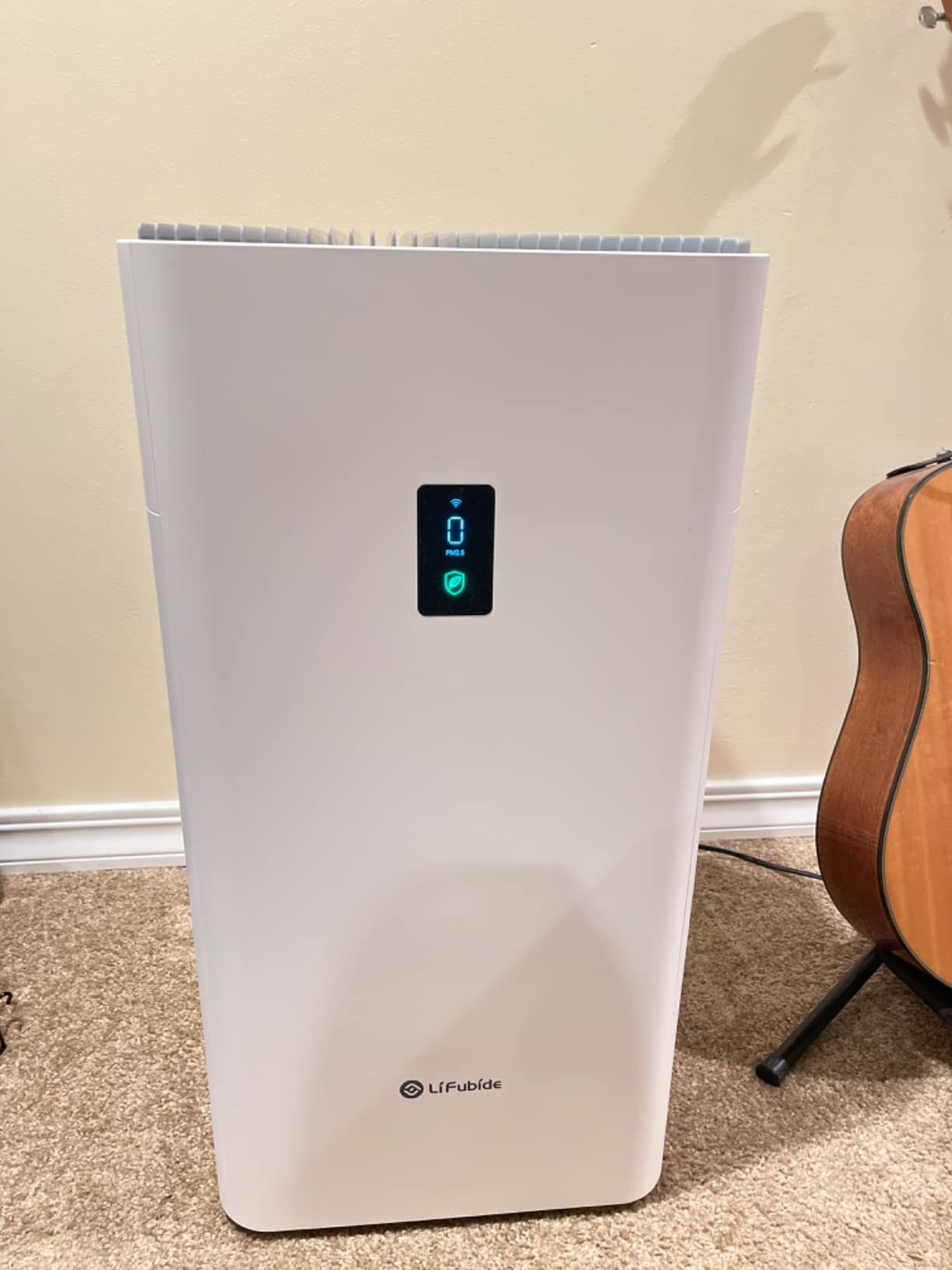 Large Room Air Purifier, H13 True HEPA,4555 Sq.Ft Coverage,24dB Low Noise For Bedroom Air Purifiers,Removal Of 99.99% 0.01 Microns Particles, PM2.5 Monitor(Y1000) Customer Review Large Room Air Purifier, H13 True HEPA,4555 Sq.Ft Coverage,24dB Low Noise For Bedroom Air Purifiers,Removal Of 99.99% 0.01 Microns Particles, PM2.5 Monitor(Y1000) - Customer Photo 1