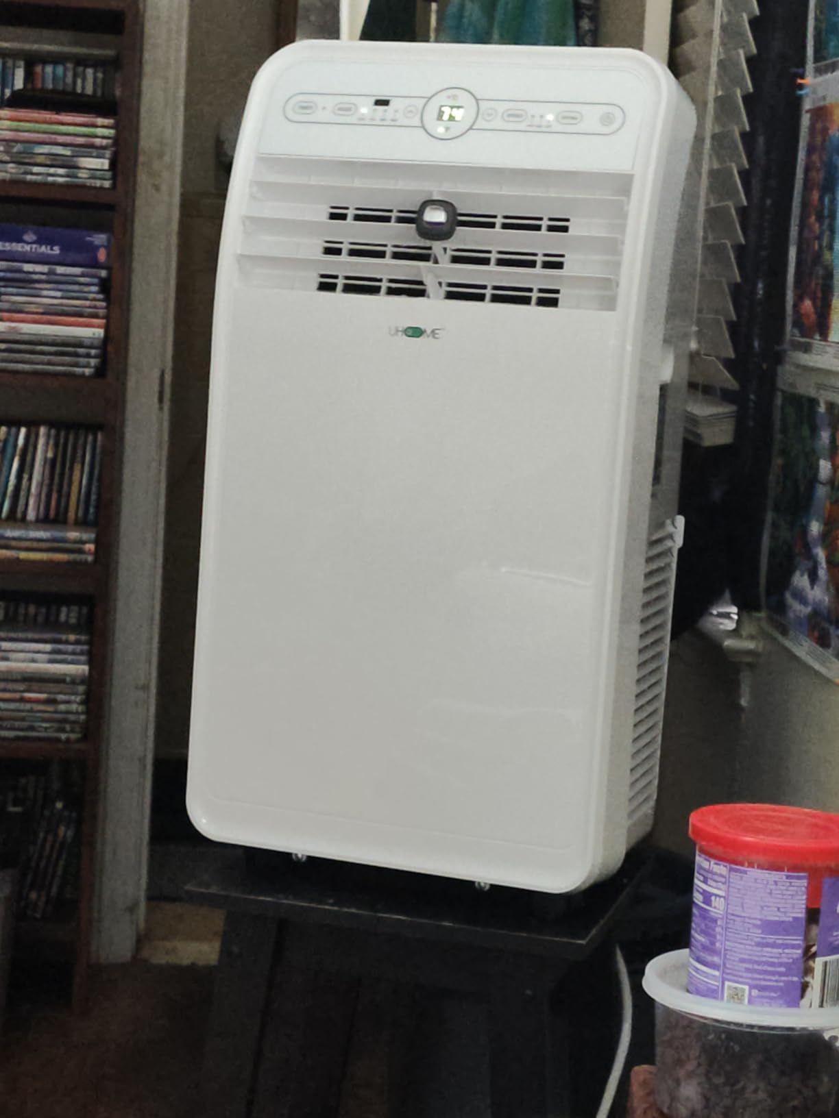 Uhome 12000 BTU Portable Air Conditioner with Heater up to 400 Sq. Ft, Ac Heater Combo Window Unit, Portable AC Unit with Dehumidifier & Fan, Cools & Heats,Remote Control and Window Kit Included,White Customer Review Uhome 12000 BTU Portable Air Conditioner with Heater up to 400 Sq. Ft, Ac Heater Combo Window Unit, Portable AC Unit with Dehumidifier & Fan, Cools & Heats,Remote Control and Window Kit Included,White - Customer Photo 1