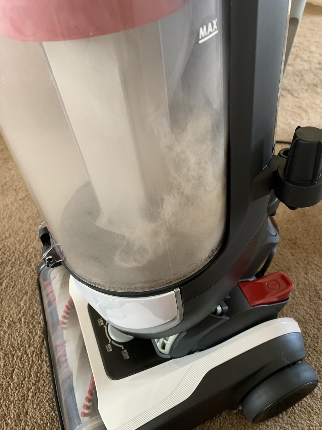 Hoover MAXLife Elite Swivel Vacuum Cleaner, Bagless Upright Vacuum, HEPA Media Filtration, MAXLife System, WindTunnel Technology, Corded Vacuum Cleaners for Home Use - Customer Photo 1