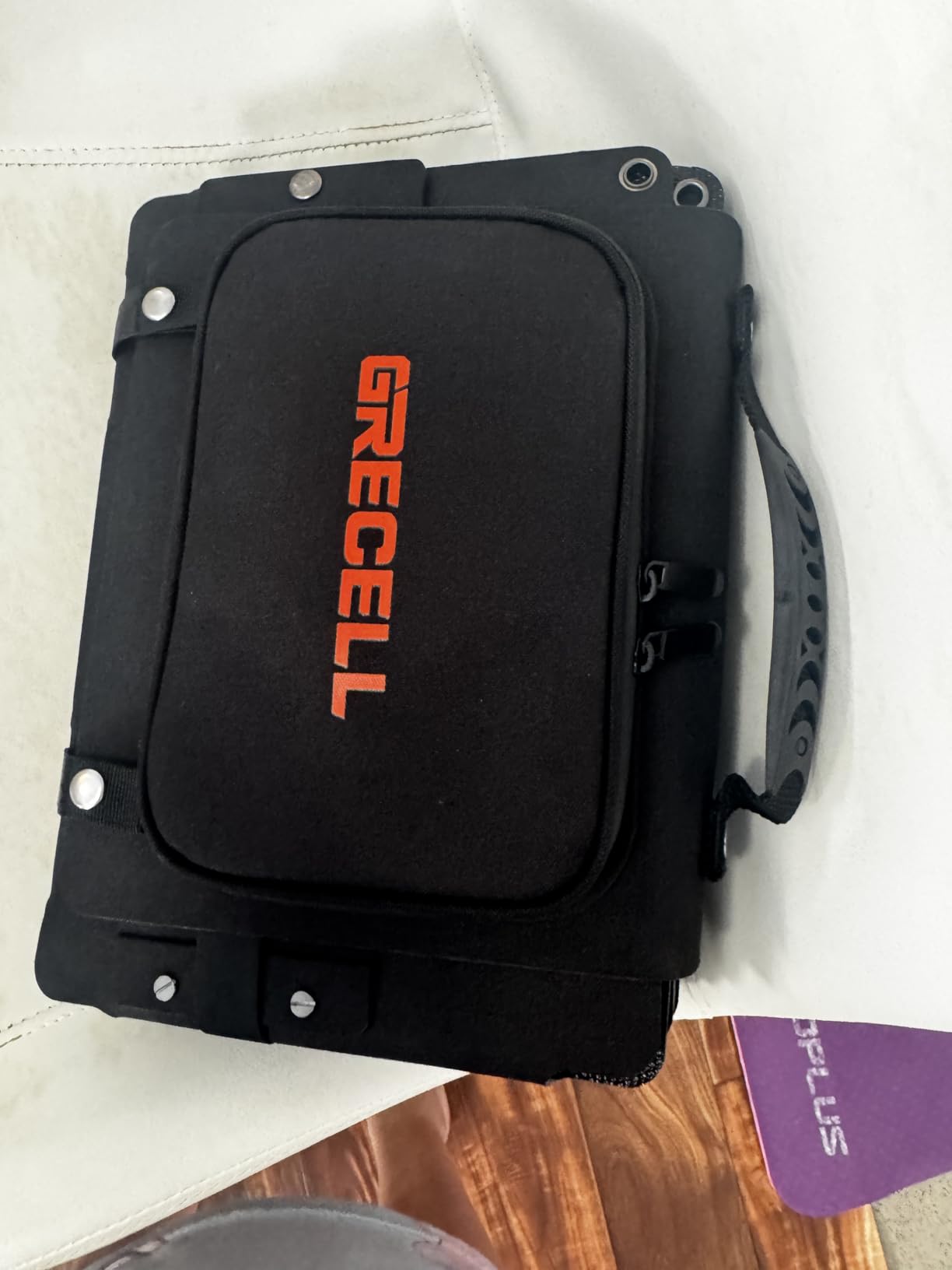 GRECELL 100W Portable Solar Panel for Power Station Generator, 20V Foldable Solar Cell Solar Charger with High-Efficiency Battery Charger for Outdoor Camping Van RV Trip Customer Review GRECELL 100W Portable Solar Panel for Power Station Generator, 20V Foldable Solar Cell Solar Charger with High-Efficiency Battery Charger for Outdoor Camping Van RV Trip - Customer Photo 1