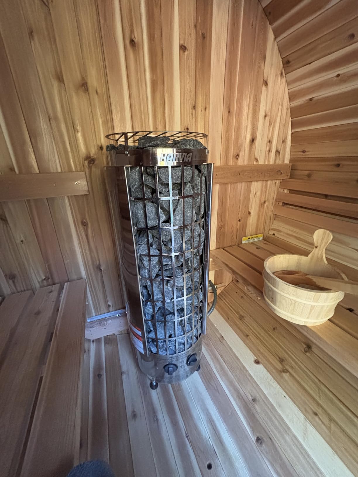 Finlandia Cilindro 8B Sauna Heater with Built-in Controls (Includes Sauna Stones) Sauna Equipment Customer Review Finlandia Cilindro 8B Sauna Heater with Built-in Controls (Includes Sauna Stones) Sauna Equipment - Customer Photo 2