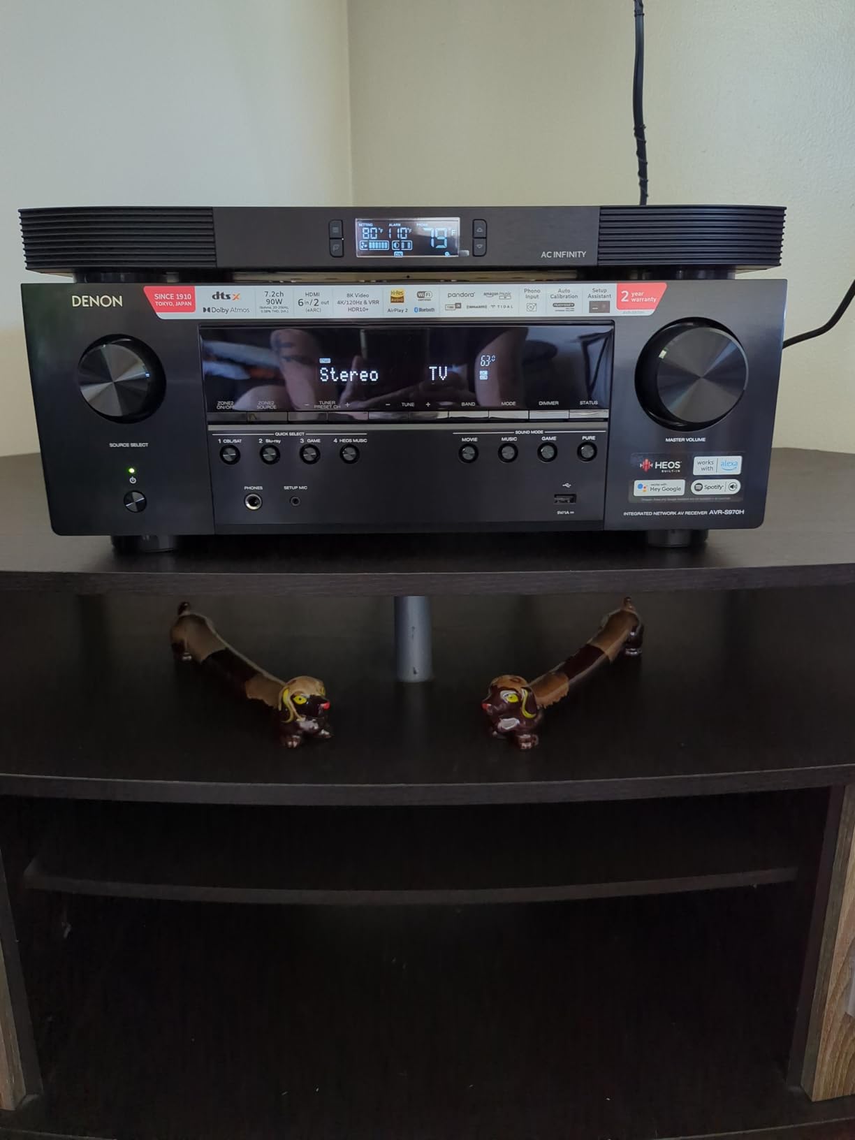 Denon AVR-S570BT AV Receiver 5.2 Channel 8K Ultra HD Audio & Video, Stereo Receivers, Denon AVR Wireless Streaming Bluetooth, (4) 8K HDMI Inputs, eARC, HD Setup Assistant Customer Review Denon AVR-S570BT AV Receiver 5.2 Channel 8K Ultra HD Audio & Video, Stereo Receivers, Denon AVR Wireless Streaming Bluetooth, (4) 8K HDMI Inputs, eARC, HD Setup Assistant - Customer Photo 1