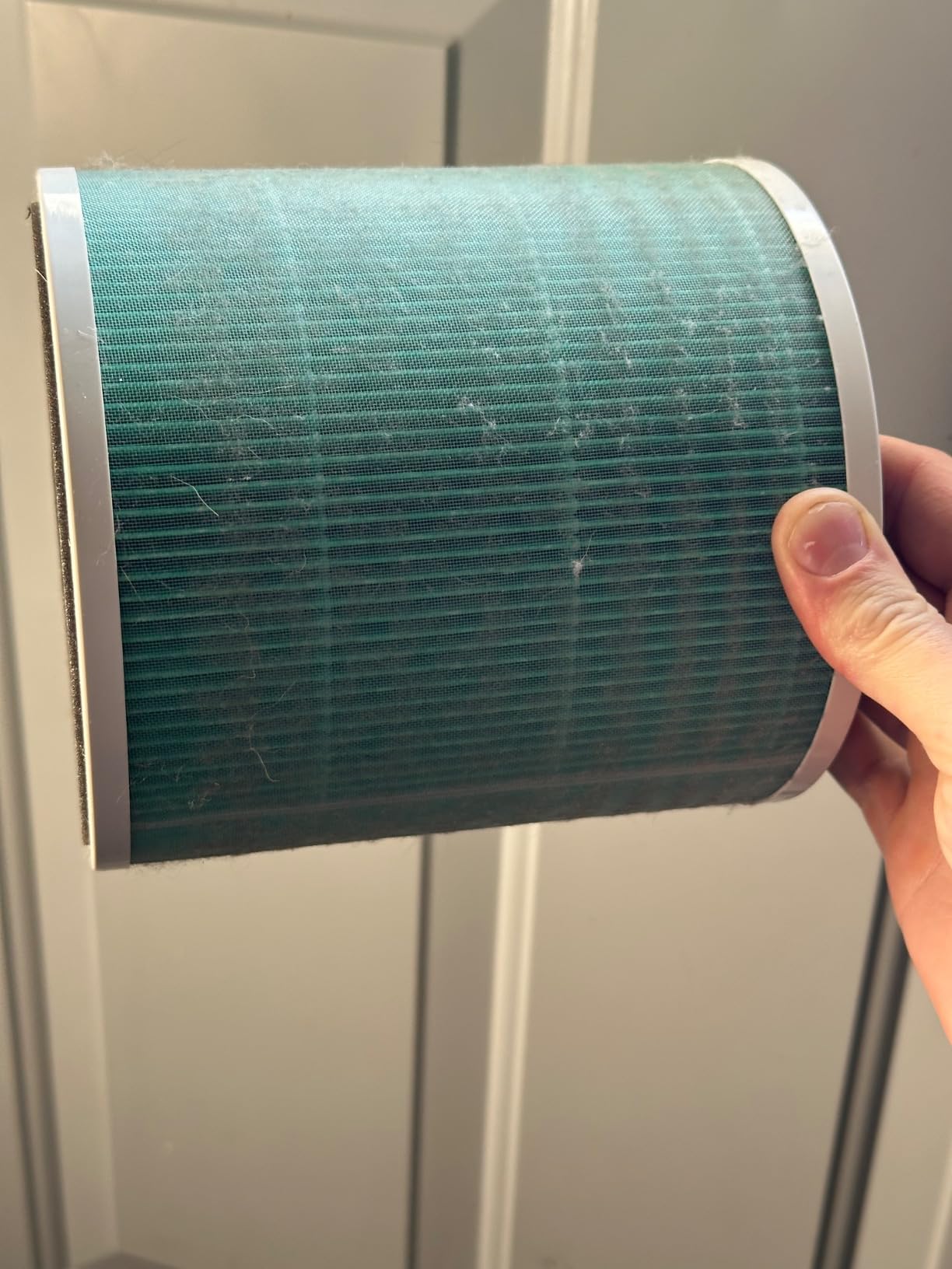 Purivortex Air Purifiers for BedroomQuiet Air Purifier with HEPA Filter for PollenSmokeDustPet DanderOdorHairOzone FreeCovers Up to 880 Sq FtAC400 Black - Customer Photo 1