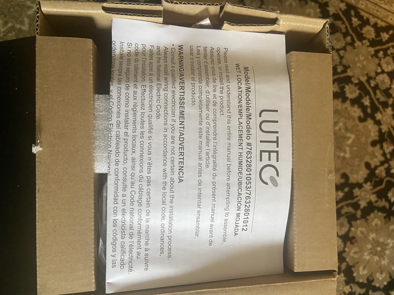 LUTEC 72W 7500LM LED Security Lights Motion Sensor Light Outdoor, 5000K Daylight, IP65 Waterproof, Dusk to Dawn, 3-Head Motion Detected Flood Light for Garage, Yard, Porch(Black) Customer Review LUTEC 72W 7500LM LED Security Lights Motion Sensor Light Outdoor, 5000K Daylight, IP65 Waterproof, Dusk to Dawn, 3-Head Motion Detected Flood Light for Garage, Yard, Porch(Black) - Customer Photo 1