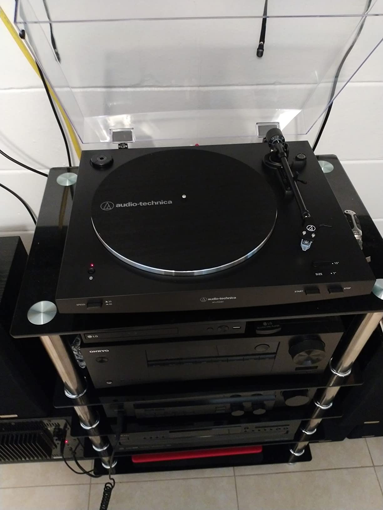 Audio-Technica AT-LP3XBT-BK Bluetooth Turntable Belt Drive Fully Automatic 33/45 (Black) Customer Review Audio-Technica AT-LP3XBT-BK Bluetooth Turntable Belt Drive Fully Automatic 33/45 (Black) - Customer Photo 2