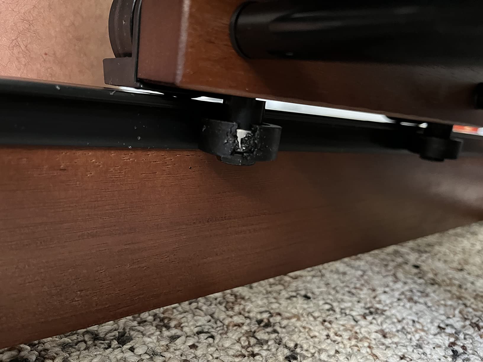 JOROTO Rowing Machines for Home Use, Foldable Rower Machine with Bluetooth Monitor, Tablet Holder Water Rowing Machine - Customer Photo 1