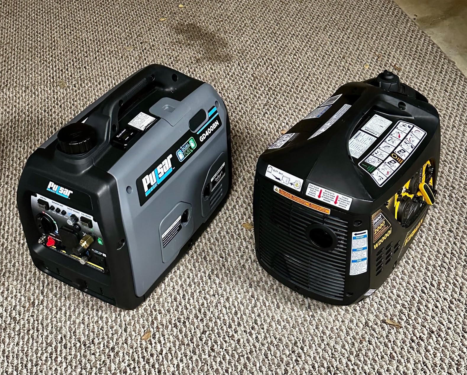 Pulsar Products GD400BN, 4000W Portable super-quiet Dual Fuel & Parallel Capability, RV-Ready, CARB Compliant Customer Review Pulsar Products GD400BN, 4000W Portable super-quiet Dual Fuel & Parallel Capability, RV-Ready, CARB Compliant - Customer Photo 1