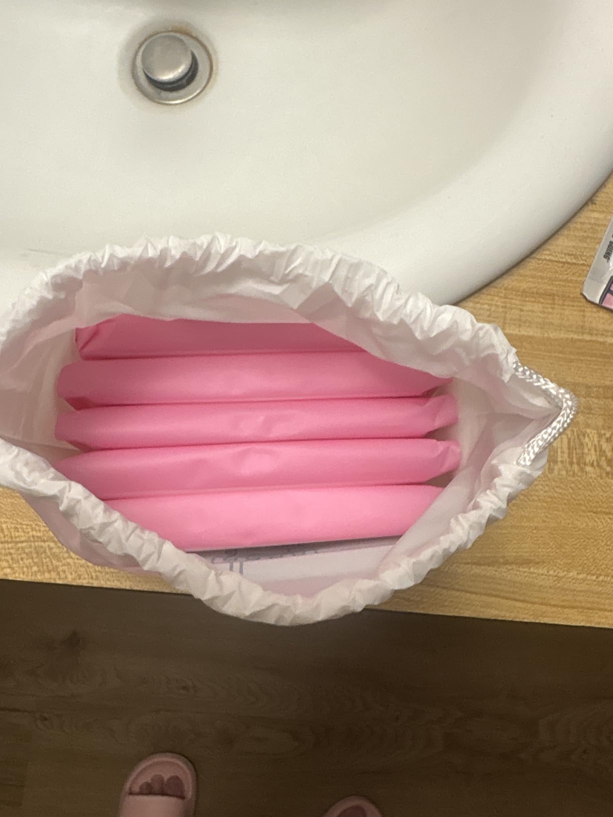 50 Pack Disposable Toilet Seat Covers - Extra Large Flushable Toilet Seat Covers for Adults and Kids, Travel Essential for Public Restrooms, Airplanes, Camping, Potty Training - Customer Photo 2