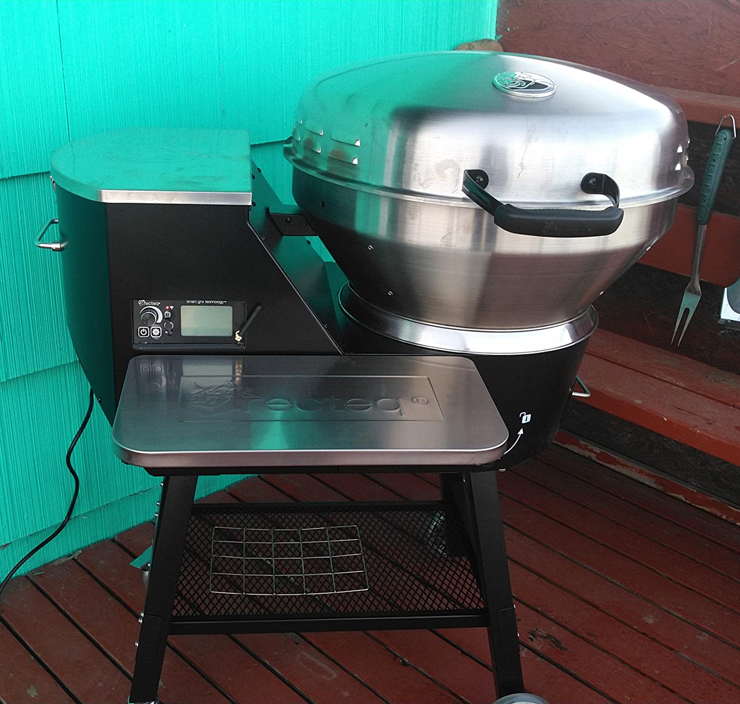 recteq Pellet Grill RT-B380X Bullseye Deluxe + Cover, WiFi Enabled Electric Pellet Smoker Grill, Wood Pellets, BBQ Outdoor, Smoke, Sear, and More Customer Review recteq Pellet Grill RT-B380X Bullseye Deluxe + Cover, WiFi Enabled Electric Pellet Smoker Grill, Wood Pellets, BBQ Outdoor, Smoke, Sear, and More - Customer Photo 1