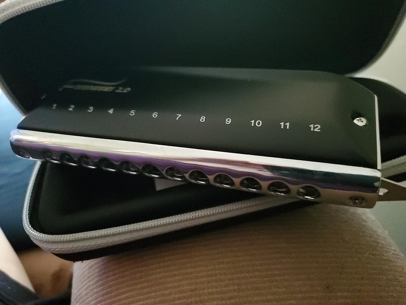 EAST TOP FORERUNNER 2.0 without valves Chromatic Harmonica 12-Hole 48 Tones C Key Chromatic Mouth Organ Harmonica for Adults,Beginners and Students As Gift - Customer Photo 1